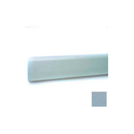 Pawling Wall Guard W/Rounded Top Edge, Aluminum Retainer, 4"H x 12'L, Blue Fog WG-4-12-369